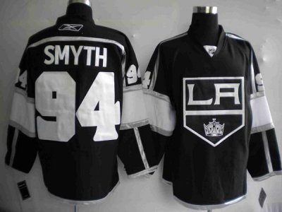 Jerseys Factory Cheap Kings #94 Ryan Smyth Black Home Embroidere