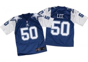 Jerseys Factory Cheap Nike Cowboys #50 Sean Lee Navy Blue/White