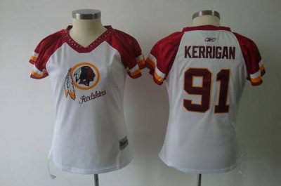 Jerseys Factory Cheap Redskins #91 Ryan Kerrigan White 2011 Wome