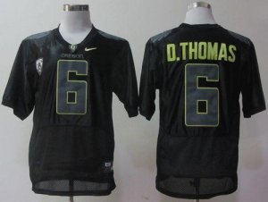 Jerseys Factory Cheap Ducks #6 De'Anthony Thomas Black Pro Comba