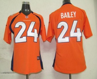 Jerseys Factory Cheap Nike Broncos #24 Champ Bailey Orange Team