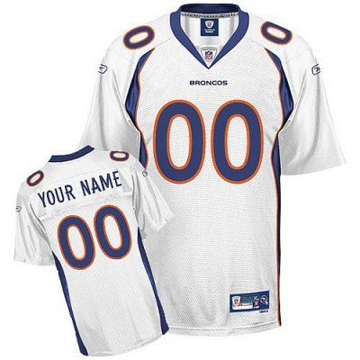 Jerseys Factory Cheap Broncos Personalized Authentic White NFL J