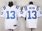 Jerseys Factory Cheap Nike Colts #13 T.Y. Hilton White Men's Sti