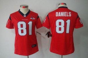 Jerseys Factory Cheap Nike Texans #81 Owen Daniels Red Alternate