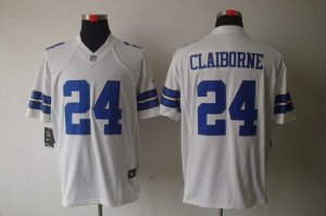 Jerseys Factory Cheap Nike Cowboys #24 Morris Claiborne White Me