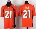 Jerseys Factory Cheap Nike Broncos #21 Aqib Talib Orange Team Co
