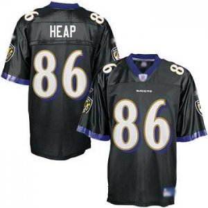 Jerseys Factory Cheap Ravens #86 Todd Heap Black Embroidered You