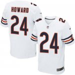 Jerseys Factory Cheap Nike Bears #24 Jordan Howard White Men's S