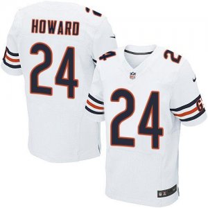 Jerseys Factory Cheap Nike Bears #24 Jordan Howard White Men's S
