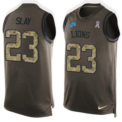 Jerseys Factory Cheap Nike Lions #23 Darius Slay Green Men's Sti