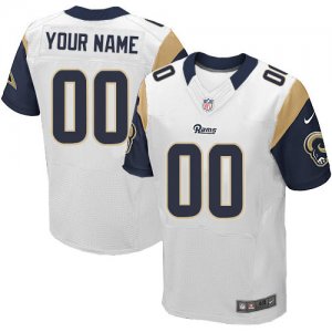 Jerseys Factory Cheap Nike St. Louis Rams Customized White Embro
