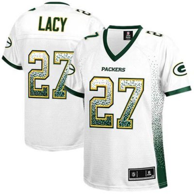 Jerseys Factory Cheap Nike Packers #27 Eddie Lacy White Women's