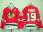 Jerseys Factory Cheap Blackhawks #19 Janathan Toews Red Women's