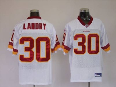 Jerseys Factory Cheap Redskins #30 LaRon Landry Stitched White N