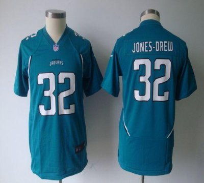 Jerseys Factory Cheap Nike Jaguars #32 Maurice Jones-Drew Teal G