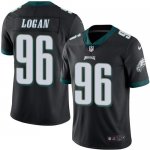 Jerseys Factory Cheap Nike Eagles #96 Bennie Logan Black Men's S
