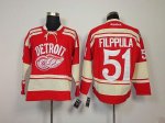 Jerseys Factory Cheap Red Wings #51 Valtteri Filppula Red 2014 W