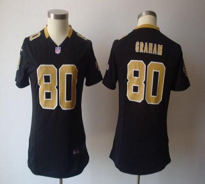 Jerseys Factory Cheap Nike Saints #80 Jimmy Graham Black Team Co