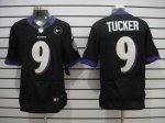 Jerseys Factory Cheap Nike Ravens #9 Justin Tucker Black Alterna