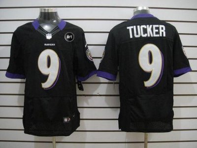 Jerseys Factory Cheap Nike Ravens #9 Justin Tucker Black Alterna