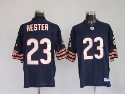 Jerseys Factory Cheap Bears #23 Devin Hester Blue Embroidered Yo