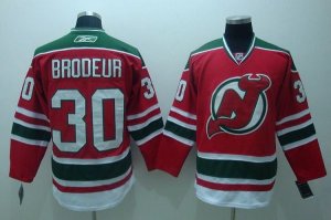 Jerseys Factory Cheap Devils #30 Martin Brodeur Embroidered Red