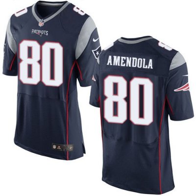 Jerseys Factory Cheap Nike Patriots #80 Danny Amendola Navy Blue