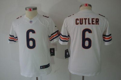 Jerseys Factory Cheap Nike Bears #6 Jay Cutler White Youth Embro