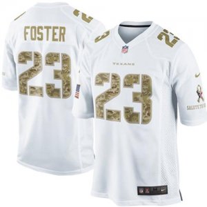 Jerseys Factory Cheap Nike Texans #23 Arian Foster White Men's S