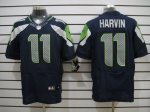 Jerseys Factory Cheap Nike Seahawks #11 Percy Harvin Steel Blue