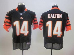 Jerseys Factory Cheap Nike Bengals #14 Andy Dalton Black Stitche