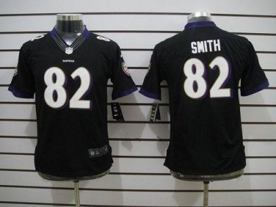 Jerseys Factory Cheap Nike Ravens #82 Torrey Smith Black Alterna