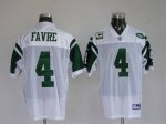 Jerseys Factory Cheap Jets Brett Favre #4 Stitched White NFL Jer
