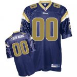 Jerseys Factory Cheap Rams Personalized Authentic Blue NFL Jerse