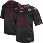 Jerseys Factory Cheap Nike 49ers #21 Frank Gore Lights Out Black