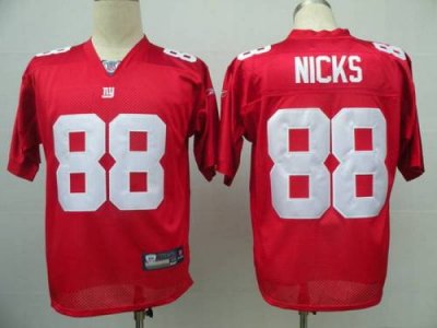 Jerseys Factory Cheap Giants #88 Hakeem Nicks Red Embroidered Yo