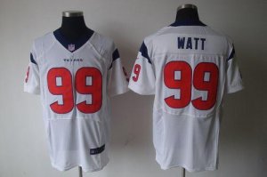 Jerseys Factory Cheap Nike Texans #99 J.J. Watt White Men's Stit