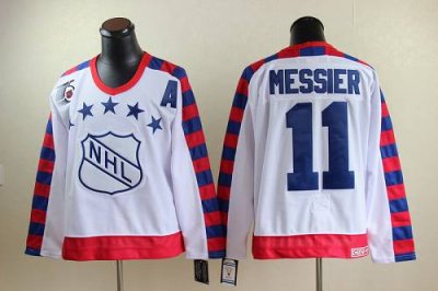Jerseys Factory Cheap Rangers #11 Mark Messier White All Star CC