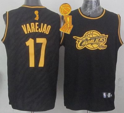 Jerseys Factory Cheap Cavaliers #17 Anderson Varejao Black Preci
