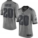 Jerseys Factory Cheap Nike Eagles #20 Brian Dawkins Gray Men's S
