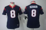 Jerseys Factory Cheap Nike Texans #8 Matt Schaub Navy Blue Team