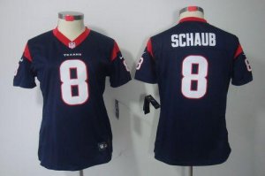 Jerseys Factory Cheap Nike Texans #8 Matt Schaub Navy Blue Team