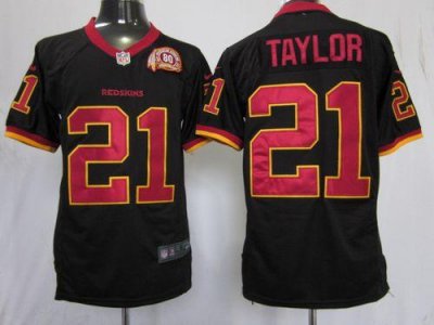 Jerseys Factory Cheap Nike Redskins #21 Sean Taylor Black With 8