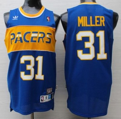 Jerseys Factory Cheap Pacers #31 Reggie Miller Light Blue Rookie
