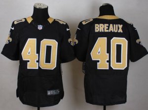 Jerseys Factory Cheap Nike Saints #40 Delvin Breaux Black Team C