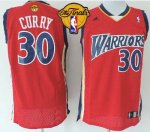 Jerseys Factory Cheap Warriors #30 Stephen Curry Red Throwback T