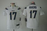 Jerseys Factory Cheap Nike Chargers #17 Philip Rivers White Yout