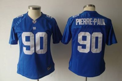 Jerseys Factory Cheap Giants #90 Jason Pierre-Paul Blue Women's