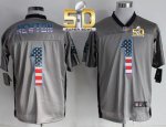 Jerseys Factory Cheap Nike Panthers #1 Cam Newton Grey Super Bow