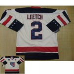 Jerseys Factory Cheap Rangers #2 Brian Leetch White Embroidered